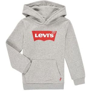 Levi's Kids Hoodie Batwing met Logo Grijs Melange