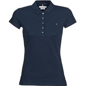 Tommy Hilfiger  HERITAGE SS SLIM POLO  Shirts  dames Blauw