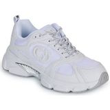 Guess - Sporty Slip-On Lace-Up Sneakers - Wit - Dames