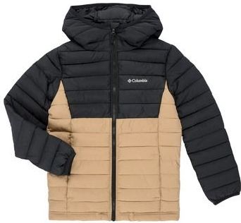 COLUMBIA - Donsjas met Kap - Kastanje/Zwart - 100% Gerecycled Polyester