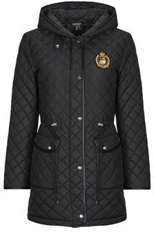 Lauren Ralph Lauren - Lange Gewatteerde Jas - Bruin - Gerecycled Polyester - Duurzaam