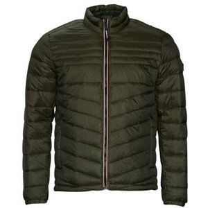 Jack &amp; Jones  JJEHERO PUFFER COLLAR  jassen  heren Kaki