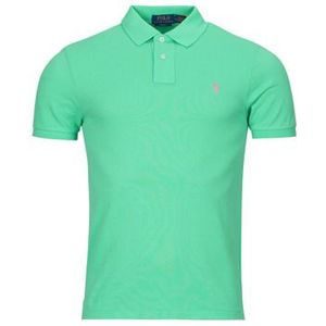 Polo Ralph Lauren  POLO AJUSTE SLIM FIT EN COTON BASIC MESH  Shirts  heren Groen