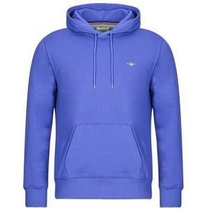 GANT - 2007058 Shield Hoodie - Blauw - Casual - Katoen