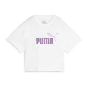 Puma  GRILS LOGO CROPPED TEE  Shirts  kind Wit