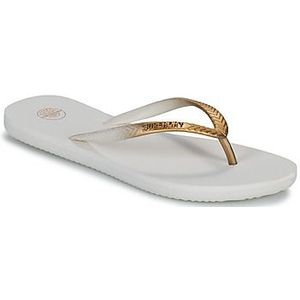 Superdry - TONG METALLISEES CORE - Slippers - Wit