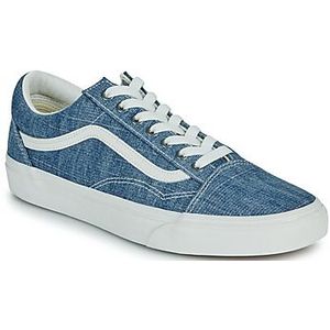 Vans  Old Skool THREADED DENIM BLUE/WHITE  Sneakers  dames Blauw