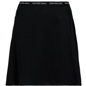 Calvin Klein Jeans - LOGO ELASTIC SKIRT - Rok - Zwart