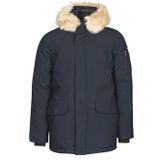 SCHOTT - Nelson - Parka - Marineblauw - Halflang - Met Kap