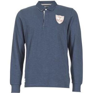 Serge Blanco  CRUNCH  shirts  heren Blauw