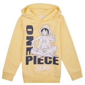 Name it  NKMNALLE ONEPIECE SWEAT WH BRU  VDE  Truien  kind Geel