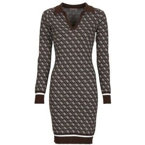 Guess  POLO AUBREY 4G  Jurken dames Bruin