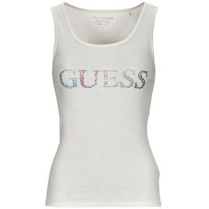Guess  COLORFUL LOGO TANK TOP  Tops  dames Wit