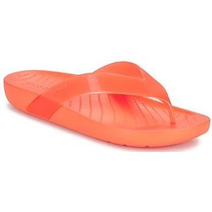 Crocs  Crocs Splash Glossy Flip  slippers  dames Oranje