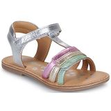 KICKERS - Diamanto - Sandalen - Zilver - Leren Kindersandalen