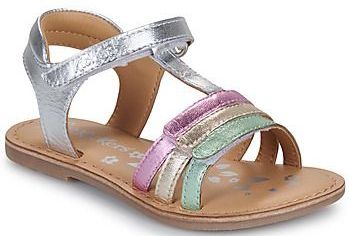 KICKERS - Diamanto - Sandalen - Zilver - Leren Kindersandalen