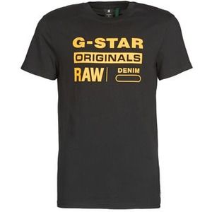 G-Star Raw  COMPACT JERSEY O  Shirts  heren Zwart