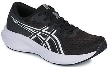 Hardloopschoenen - Zwart/Grijs - Textiel - Vetersluiting