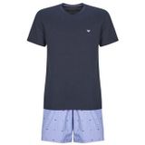 Emporio Armani - Pyjama - Katoen - Logo-patroon