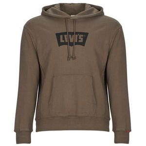 LEVI'S - Premium Graphic Hoodie - Bruin/Zwart - Sweatshirt