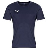 T-shirt met korte mouwen voor voetbal PUMA. Polyester materiaal. Maten XS. Blauw kleur