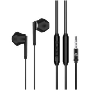 MG DS1550 Stereo Earphones - HiFi 3.5MM Port - Zwart