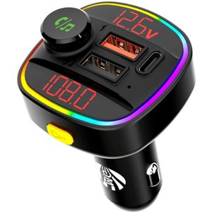 MG - FM Car Transmitter 12,6V MG-VC28 Met Bluetooth / USB Met Kleur 7+1