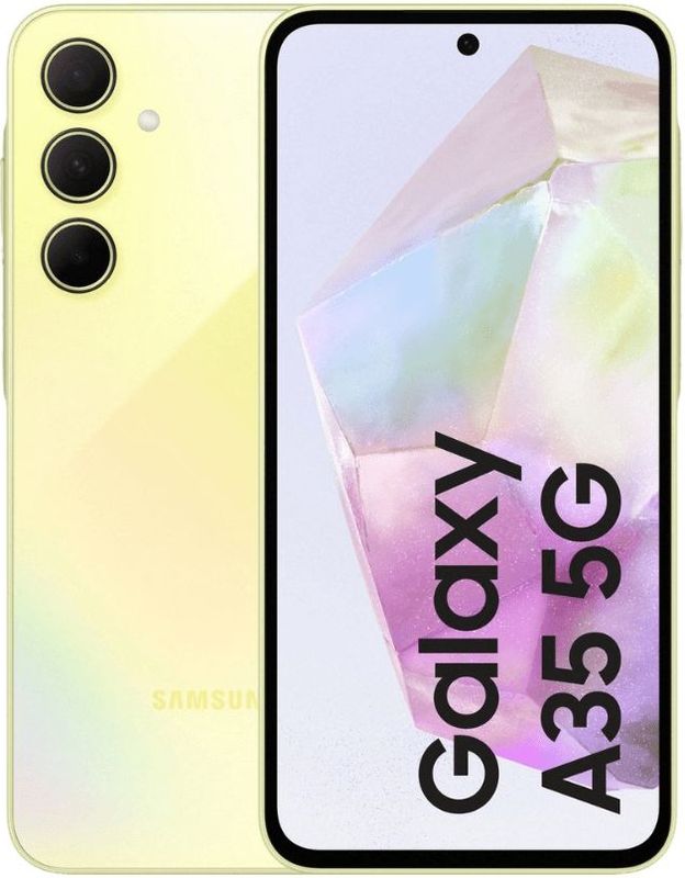 Samsung Galaxy A35 5G 16,8 cm (6.6") Hybride Dual SIM Android 14 USB Type-C 8 GB 256 GB 5000 mAh Geel