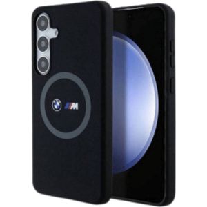 BMW M-Line Samsung Galaxy S24 Silicone Phone Case (MagSafe) - Black