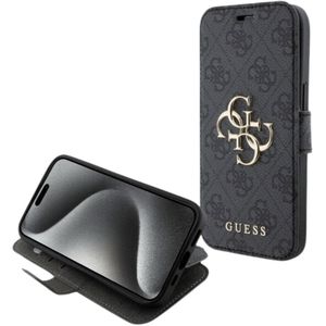 Guess 4G Metal Logo Book Case - Geschikt voor Apple iPhone 15