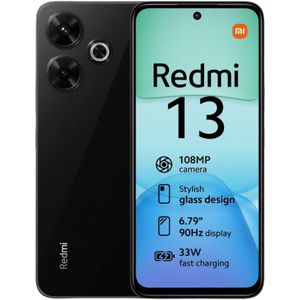 Xiaomi - Redmi 13 - Smartphone - Midnight Black - 8GB RAM - 256GB ROM