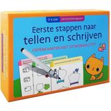 Oefenkaarten met uitwisbare stift - Eerste stappen naar tellen en schrijven 5-6 jaar