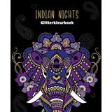 Glitter kleurboek Black edition - Indian Nights
