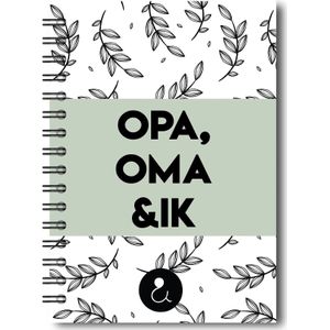 Studio Ins & Outs Invulboek 'Opa, oma & ik' - Groen