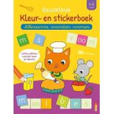 Reuzeleuk kleur- en stickerboek - Allereerste woorden vormen (5-6 j.) (versie 2)