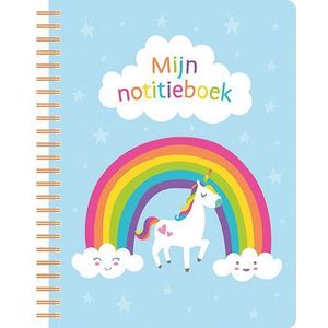 Mijn unicorn notitieboek - Blauw