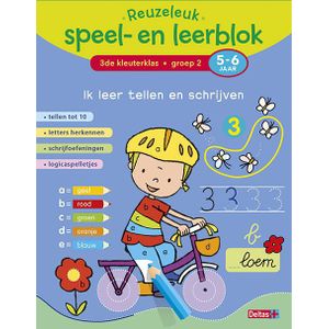 Reuzeleuk speel- en leerblok - Ik leer tellen en schrijven (5-6 j.)