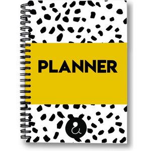 Studio Ins & Outs Planner A5 - Okergeel