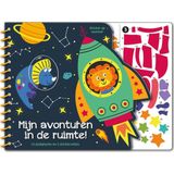 Stickerboek Stickeren op nummer - Ruimte avonturen