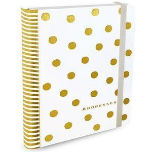 Peter Pauper Adresboek Gold Dots - A5 (large)