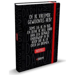 Darum Notitieboek - Vreemde gewoontes