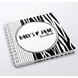 SilliBeads Baby's eerste jaar invulboek - Zebra