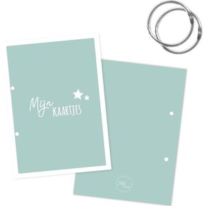 SUS Design Bewaarbundel Mijn kaartjes - Blauw/mint - A5