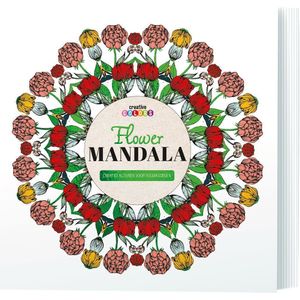Flower mandala kleurboek