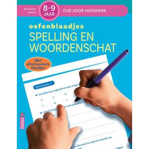 Tijd voor huiswerk - Oefenblaadjes spelling en woordenschat (8-9 j.)