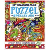 Het megasupercoole puzzel en spelletjesboek