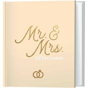 Mr & Mrs getrouwd! - Quote boek