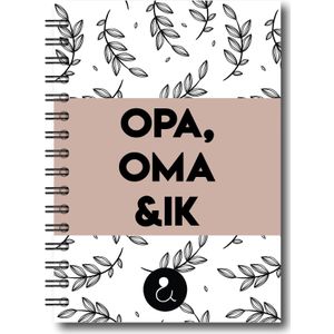 Studio Ins & Outs Invulboek 'Opa, oma & ik' - Sand
