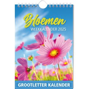 Grootletter Bloemen weekkalender - 2025