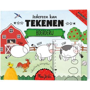 Tekenboek Iedereen kan tekenen - Boerderij